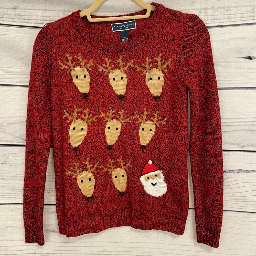 Karen Scott Christmas Sweater Sz.SP
